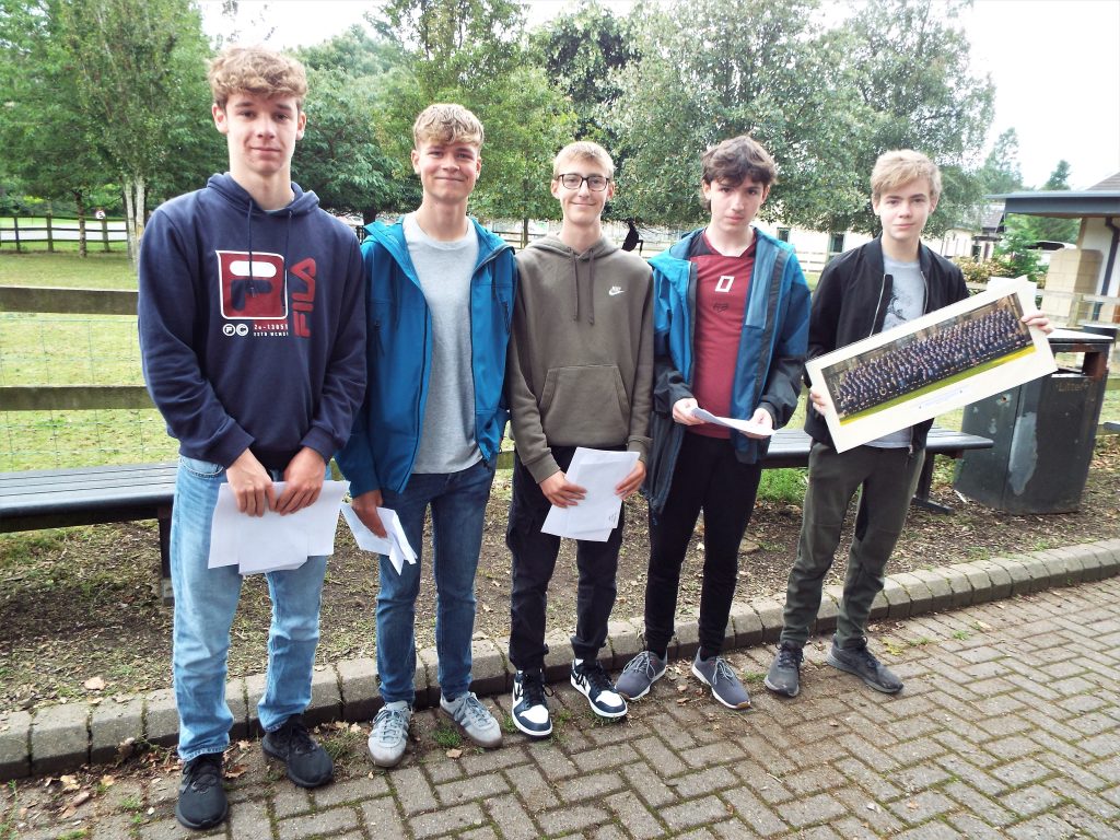 Happy faces on GCSE Results Day - Ripley St Thomas